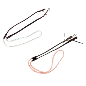 Rédea De Nylon Com Couro