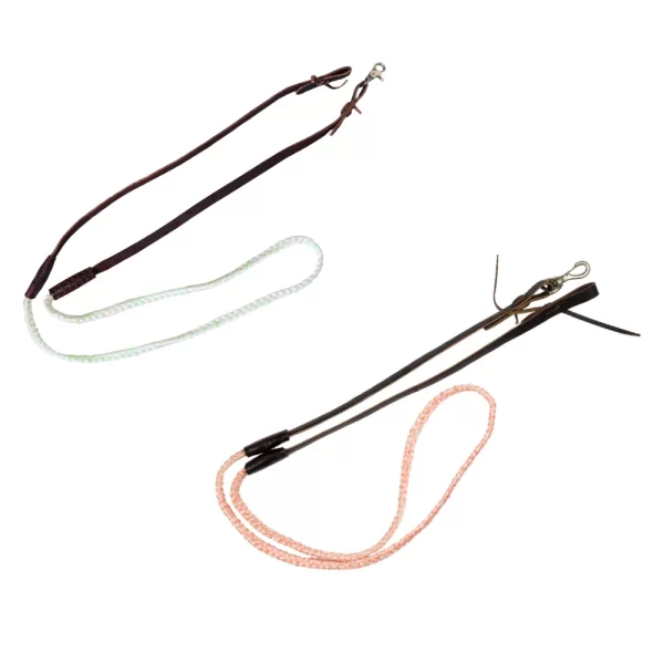 Rédea De Nylon Com Couro